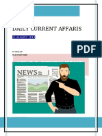 Daily Current Affaris: 21 AUGUST 2019