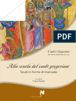Indice Da Un Libro Sul Canto Gregoriano