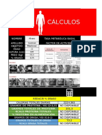 Calculadora Calorías Trainologym v.1 (BETA)