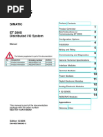 6es7 151 1aa04 Oabo Et 200s Im 151 1 Profibus DP Siemens Manual