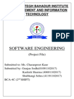 Software Engineering: Sri Guru Tegh Bahadur Institute of Management and Information Technology