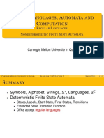F L, A C: Ormal Anguages Utomata and Omputation