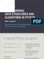 Nptel Mooc: Programming, Data Structures and Algorithms in Python
