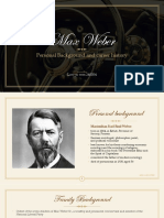 Max Weber: Personal Background and Career History