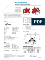 Válvula Reductora de Presión ISZW209FP-114-6 Data Sheet