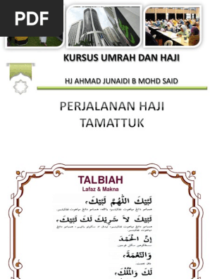 Kem Haji Tamattuk Pdf