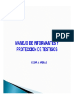 Manejo Informantes Proteccion Testigos Cesar Arenas