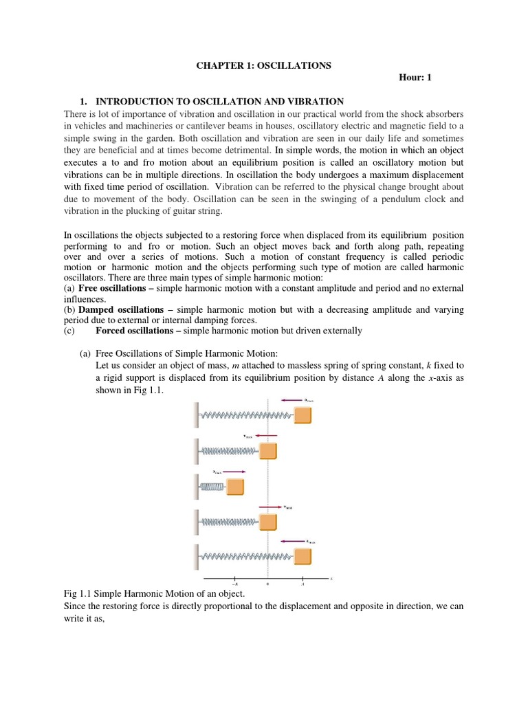 Understanding Oscillations and Vibrations | PDF | Resonance | Normal Mode