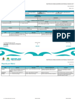 Reporte Por Matriz: Matriz de Indicadores de Resultados 2017