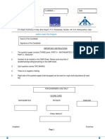 Question Paper - IndiGO Cadet Pilot Program-1