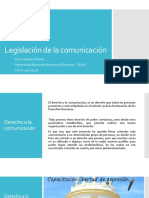 Legislación de La Comunicación