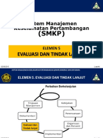 Elemen 5 Evaluasi Dan Tindak Lanjut