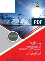 Indonesia Energy Economic Statistics Handbook 2018
