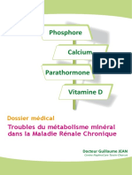 Troubles Du Métabolisme Minéral Dans La Maladie Rénale Chronique