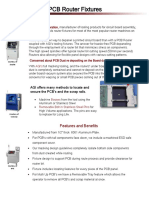 PCB Fixture Data Sheet