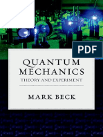 Quantum Mechanics. Theory and Experiment PDF