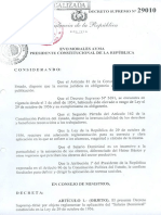 D.S. 29010 de 9 de Enero de 2007 Reglamentacion Salario Dominical PDF