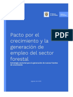 Pacto Por El Crecimiento y para La Generación de Empleo Del Sector - Forestal