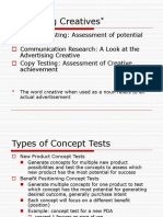 Concept and Communication Testing