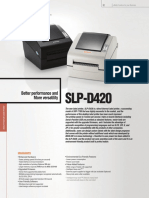 SLP-D420: Better Performance and More Versatility
