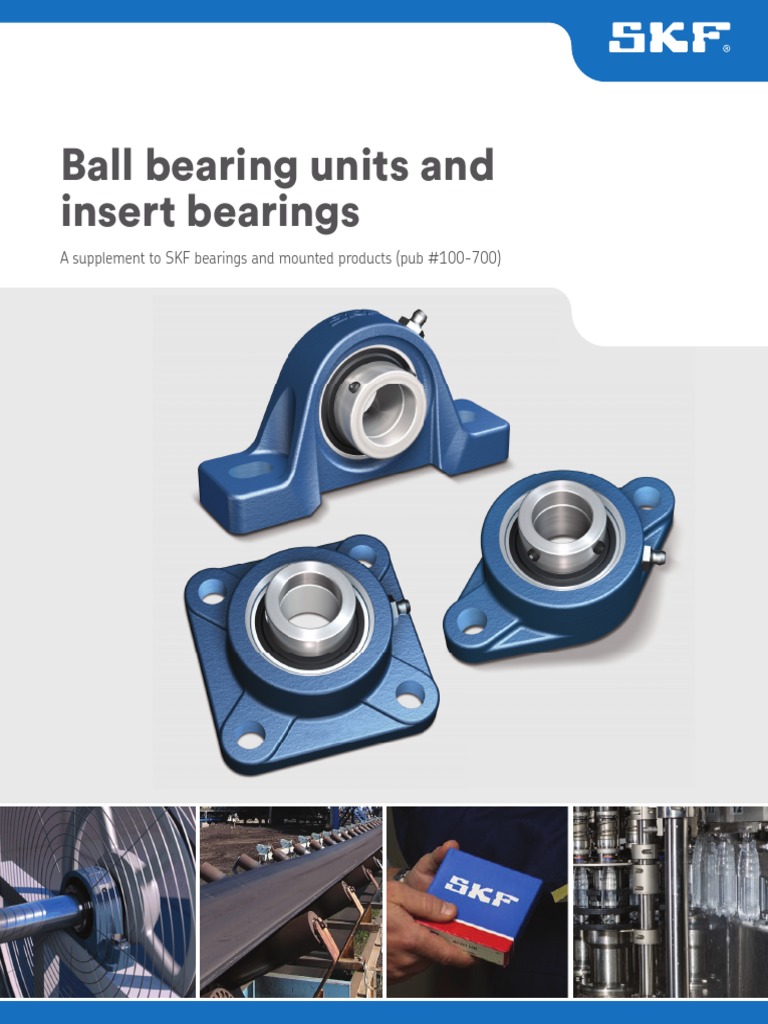SKF Mounted Ball Bearing Catalog | PDF | Bearing (Mechanical) | Screw