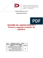 Informe 2 - Lab. de Fisica Prof - Silvia Tinoco