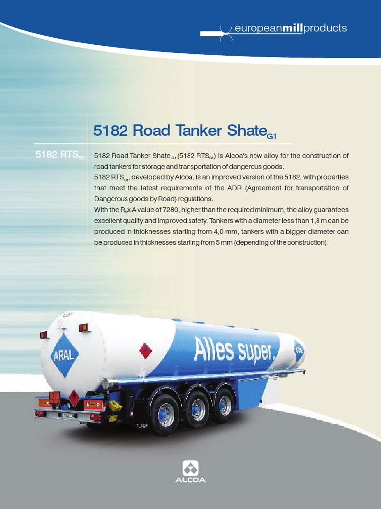 5182 Alcoa | PDF | Engineering Tolerance | Young's Modulus