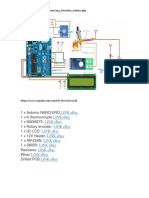 PID Control MAX6675 Thermocouple Arduino Schematic With Rotary Encoder