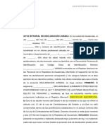 Declaración Jurada Art 80 Para El Registro General de Adquisiciones Del Estado