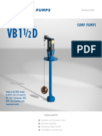 Vb1.5 Vertical Sump Pump Brochure