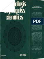 MP Metodologia Da Pesquisa Cientifica Asti Vera Globo 1976 PDF