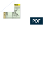 Base de datos en Excel