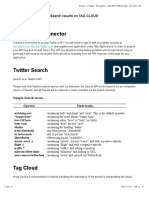 Twitter API Connector: Top 1000 Recent Twitter Search Results On TAG CLOUD