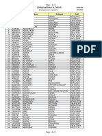 Admissibles À L'écrit: #CIN Nom Prénom CLE