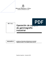 Norma AR 7 9 1 Operación de equipos de gammagrafía industrial  Revisión 3.pdf