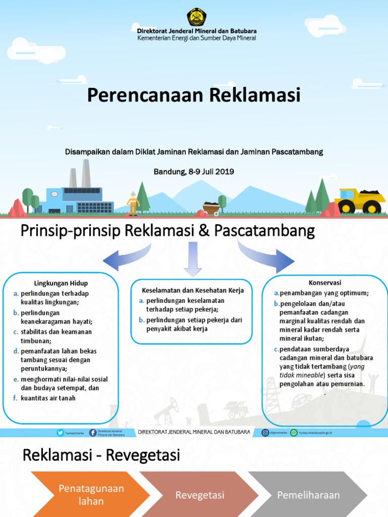 Rencana Reklamasi Tahap Eksplorasi | PDF