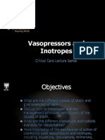 Vasopressors and Inotropes