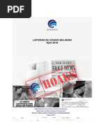Laporan Isu Hoaks Bulan April 2019 | PDF