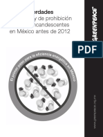 Mitos y Verdades Sobre La Ley de Prohibición de Focos Incandescentes en México Antes de 2012