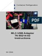 ML3 USB Adapter 76-50214-02 Instructions: Container Refrigeration