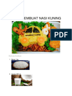 Cara Membuat Nasi Kuning