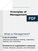 PRINCIPLES OF MANAGEMENT