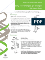 Puberty Boy Changes Girl Changes