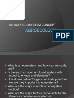 Agroecosystem Concept