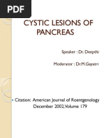 Pancreas: Kurt'S Notes | PDF | Pancreatic Cancer | Cytopathology