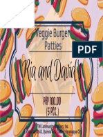 Burger Patty Sticker Template