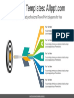 Target Hit Arrow PowerPoint Diagram Template