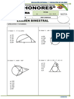 Examen Bimestral de Geometria 4° Sec. 2019 Honores