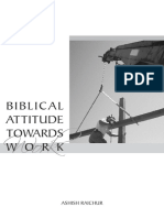 Biblical Attitude Towards Work