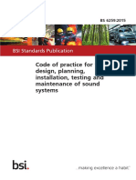 Code of Practice For The Design, Planning, Installation, Testing and Maintenance of Sound Systems